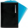 Чехол для кредитных карт PIQUADRO BLUE SQUARE (черный) PP1661B2/N