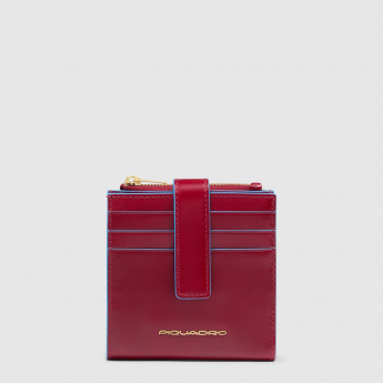 Чехол для кредитных карт PIQUADRO BLUE SQUARE PP6843B2R/R красный Чехол для кредитных карт PIQUADRO BLUE SQUARE PP6843B2R/R красный