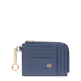 Чехол для кредитных карт PIQUADRO LYRA PP5910W92R/BLU4 синий, натуральная кожа