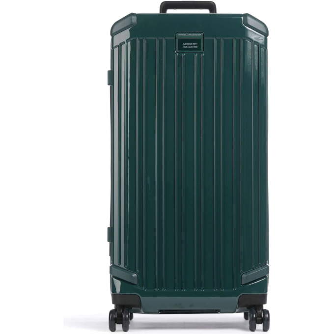 Чемодан PIQUADRO POP 37x80x42см поликарбонат/алюмимий зеленый BV5213POP/VE