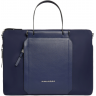 Деловая сумка женская PIQUADRO LYRA с отделением для ноутбука 15.6" темно-синяя натуральная кожа/нейлон CA4021W92T/BLU