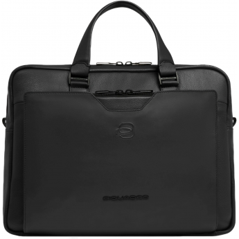 Деловая сумка мужская PIQUADRO AEL CA6920S142/N с отделением для ноутбука 14" черная натуральная кожа Деловая сумка мужская PIQUADRO AEL CA6920S142/N с отделением для ноутбука 14" черная натуральная кожа