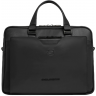 Деловая сумка мужская PIQUADRO AEL с отделением для ноутбука 14" черная натуральная кожа CA6920S142/N