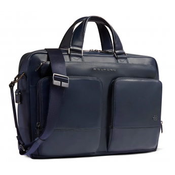 Деловая сумка мужская PIQUADRO PHILIP CA6793W136/BLU синяя Деловая сумка мужская PIQUADRO PHILIP CA6793W136/BLU синяя