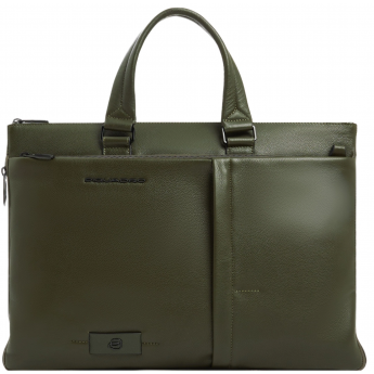 Деловая сумка мужская PIQUADRO RUSSEL CA4021W137/VE2 с отделением для ноутбука 15.6" хаки натуральная кожа Деловая сумка мужская PIQUADRO RUSSEL CA4021W137/VE2 с отделением для ноутбука 15.6" хаки натуральная кожа