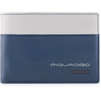 Кошелек мужской PIQUADRO URBAN PU1392UB00R/BLGR (синий/серый)