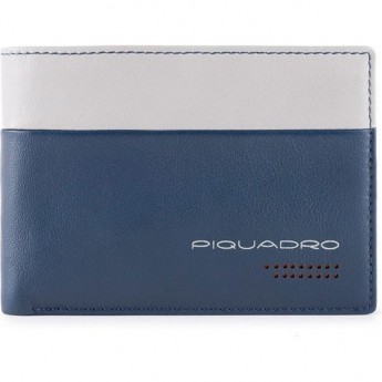 Кошелек мужской PIQUADRO URBAN PU257UB00R/BLGR (синий/серый)