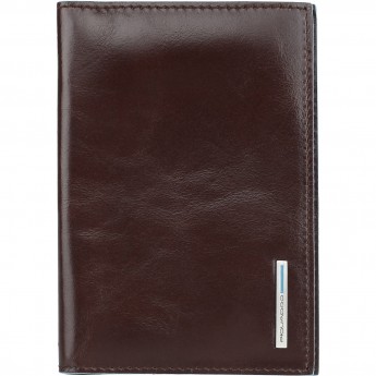 Обложка для паспорта PIQUADRO BLUE SQUARE PP5255B2/MO коричневый