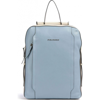 Рюкзак женский PIQUADRO CIRCLE CA4576W92/AZBE2 бежевый/голубой кожа
