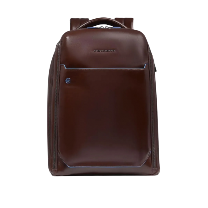 Рюкзак мужской PIQUADRO BLUE SQUARE коричневый кожа CA6817B2/MO
