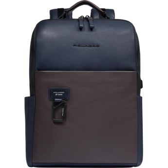 Рюкзак PIQUADRO HARPER CA4818AP/BLUTM синий/коричневый Рюкзак PIQUADRO HARPER CA4818AP/BLUTM синий/коричневый