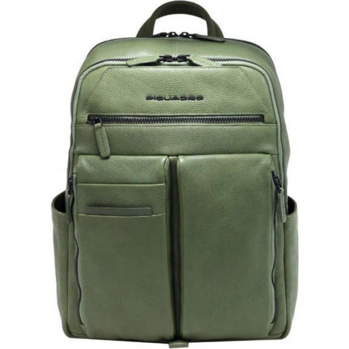 Рюкзак PIQUADRO PAAVO зеленый кожа CA6029S122/VE