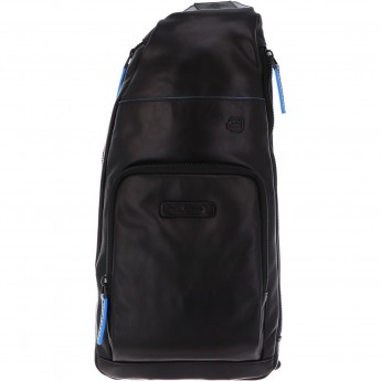 Рюкзак слинг PIQUADRO BLUE SQUARE REVAMP CA5577B2V/N черный Рюкзак слинг PIQUADRO BLUE SQUARE REVAMP CA5577B2V/N черный