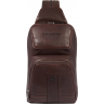 Рюкзак слинг PIQUADRO CARL темно-коричневый CA5751S129/TM
