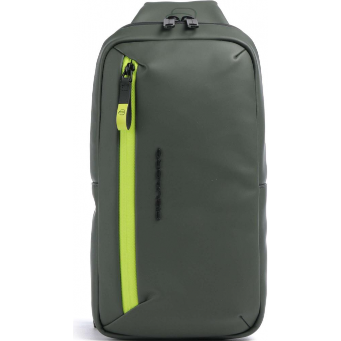 Рюкзак слинг PIQUADRO CORNER 2.0 зеленый CA6466C2OW/VE Рюкзак слинг PIQUADRO CORNER 2.0 зеленый CA6466C2OW/VE