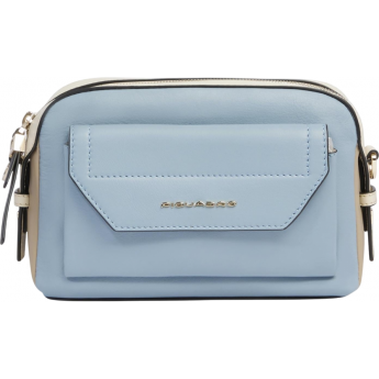 Сумка женская PIQUADRO CIRCLE BD6468W92/AZBE2 голубой/бежевый натуральная кожа Сумка женская PIQUADRO CIRCLE BD6468W92/AZBE2 голубой/бежевый натуральная кожа