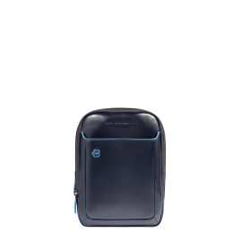 Сумка кросс-боди мужская PIQUADRO BLUE SQUARE CA6811B2/BLU2 синяя кожа